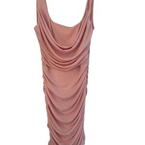 Hello Molly Pink Ruched Bodycon Dress